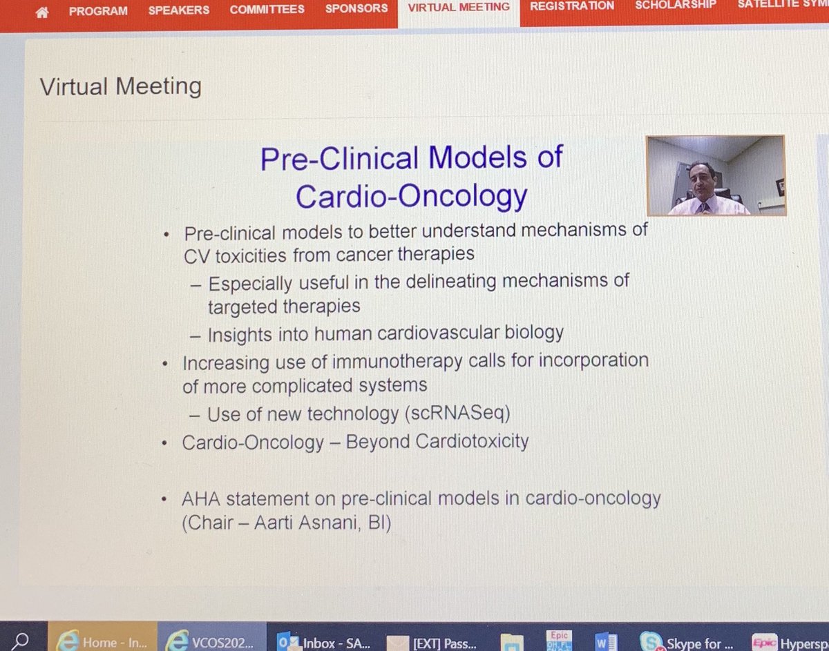 DSadlerMD's tweet image. #VCOS20 @ICOSociety great talk by Dr Javid Moslehi @CardioOncology @TeresaLpezFdez1 @DanLenihan1 @sdent_duke Strong initial two sessions! Great to have global meetings! Increased global collaborations!