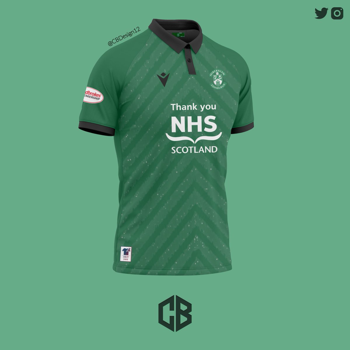 ✏️ Hibernian FC | Home
👕 Macron

#HibernianFC #HFC #Hibs #WeAreAllHibs #HibsLive #HibsTV #EasterRoad #GGTTH #HibsClubLife #Macron #ConceptKit #KitDesign #FootballKitDesign

#Instagram #TheConceptLeague
Thank you for the challenge @theconceptleague!