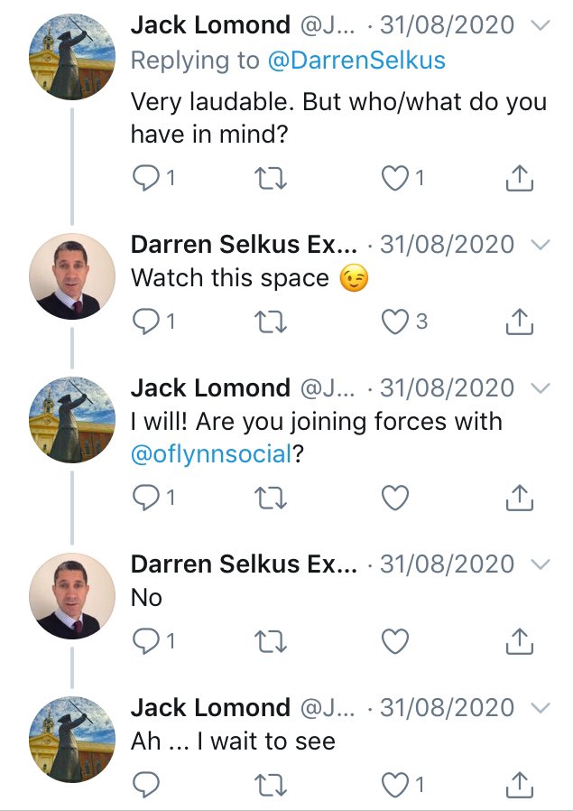 In the days that follow, Selkus is testing the waters with his Twits for a new partyIn the 2019 GE, unable to vote for himself, he’d been forced to spoil his own ballot. Yuk.Things had to changeBy now Dazza has had it with Farage, and is telling people to ‘watch this space’