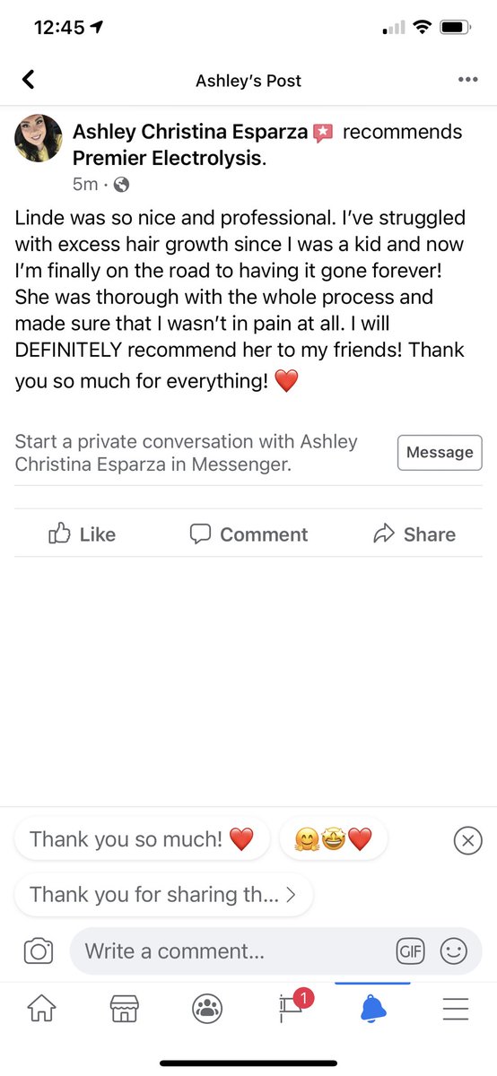 electrolysisllc's tweet photo. Not only is Ashley the sweetest she traveled hours from Oklahoma to come see little old me. 🤯😫 I’m flattered, thankful and so happy to help. I’m sure you know someone that could benefit from the services I offer and would be so thankful if you sent them my way. 💜#electrolysis https://t.co/dEOAdCDJEU