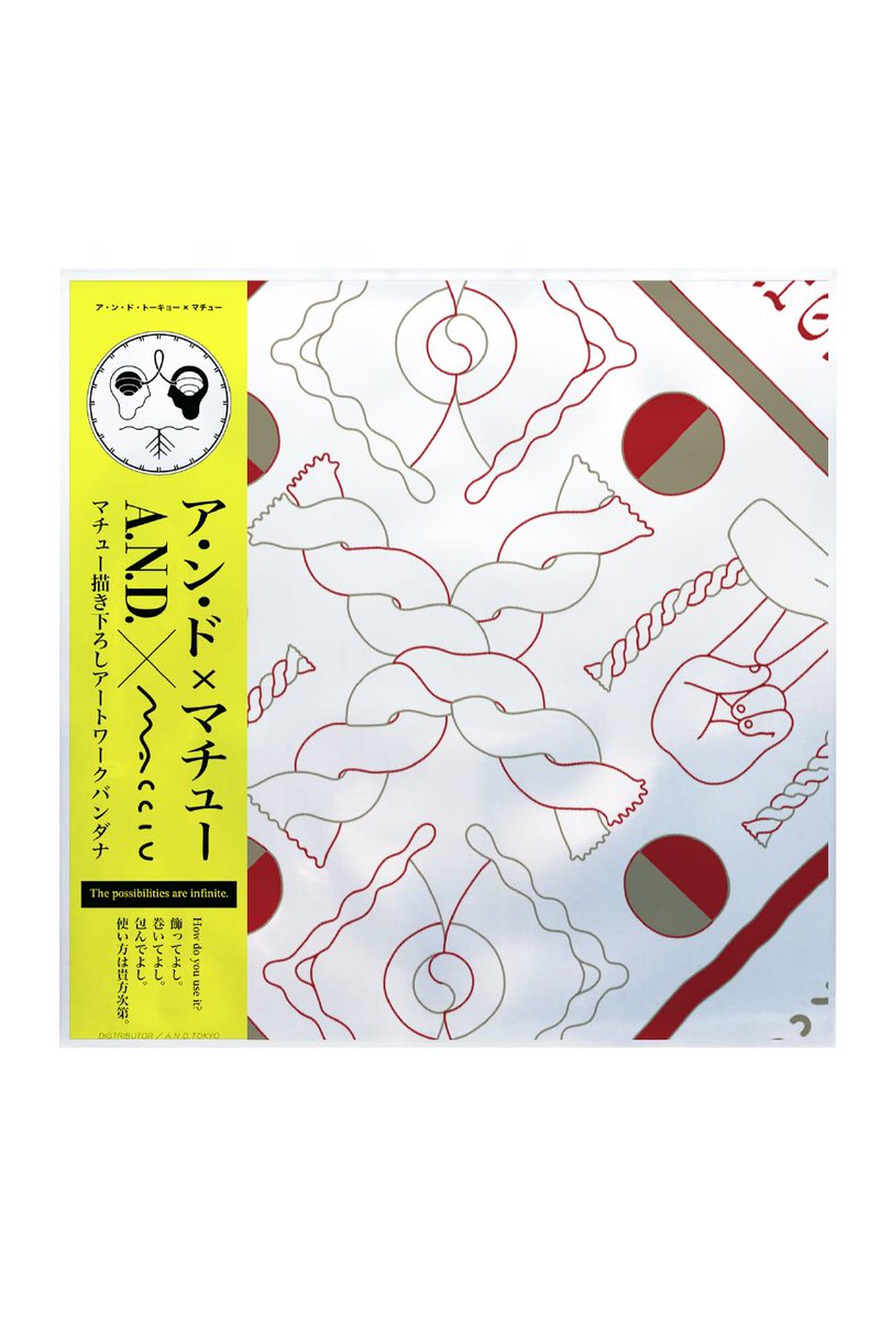 A.N.D.×MACCIU
collaboration BANDANA

a-n-d-now.tokyo/and-macciu

Design / macciu
Direction / A.N.D.
PHOTO / KOICHI NAKAZAWA