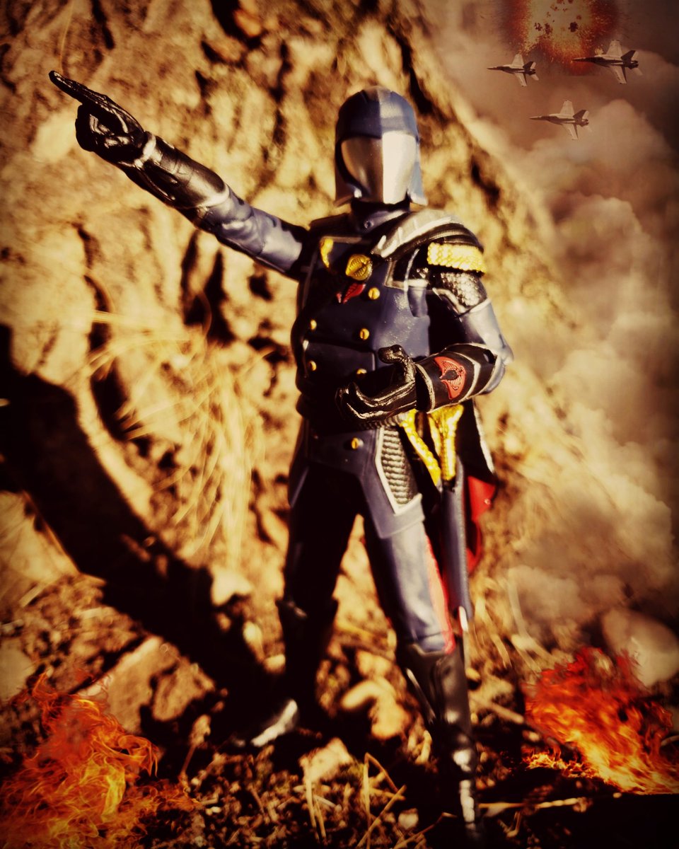 Newest member of the toy family. #manchild #nevergrowup #hasbro #toys #cobracommander #hailcobra #evil #gijoe #gojoe #finest #adultcollector #ihaveatoyproblem #toyphotography