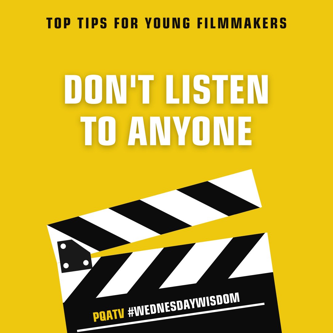 Hollywood screenwriter William Goldman said “nobody knows anything". 

That doesn’t mean you should ignore everything anyone tells you, but if you’re really passionate about a project, don’t let anyone talk you out of it!

#wednesdaywisdom #beyourselfbeamazing