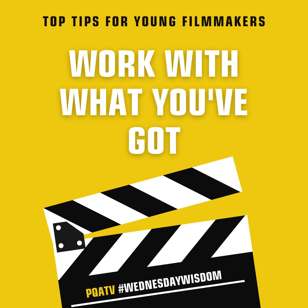 Play to your strengths. 

There’s probably something unique that you have access to that you can use. If your dad has a tractor, write a movie around that. If he doesn’t, don’t!

#wednesdaywisdom #beyourselfbeamazing