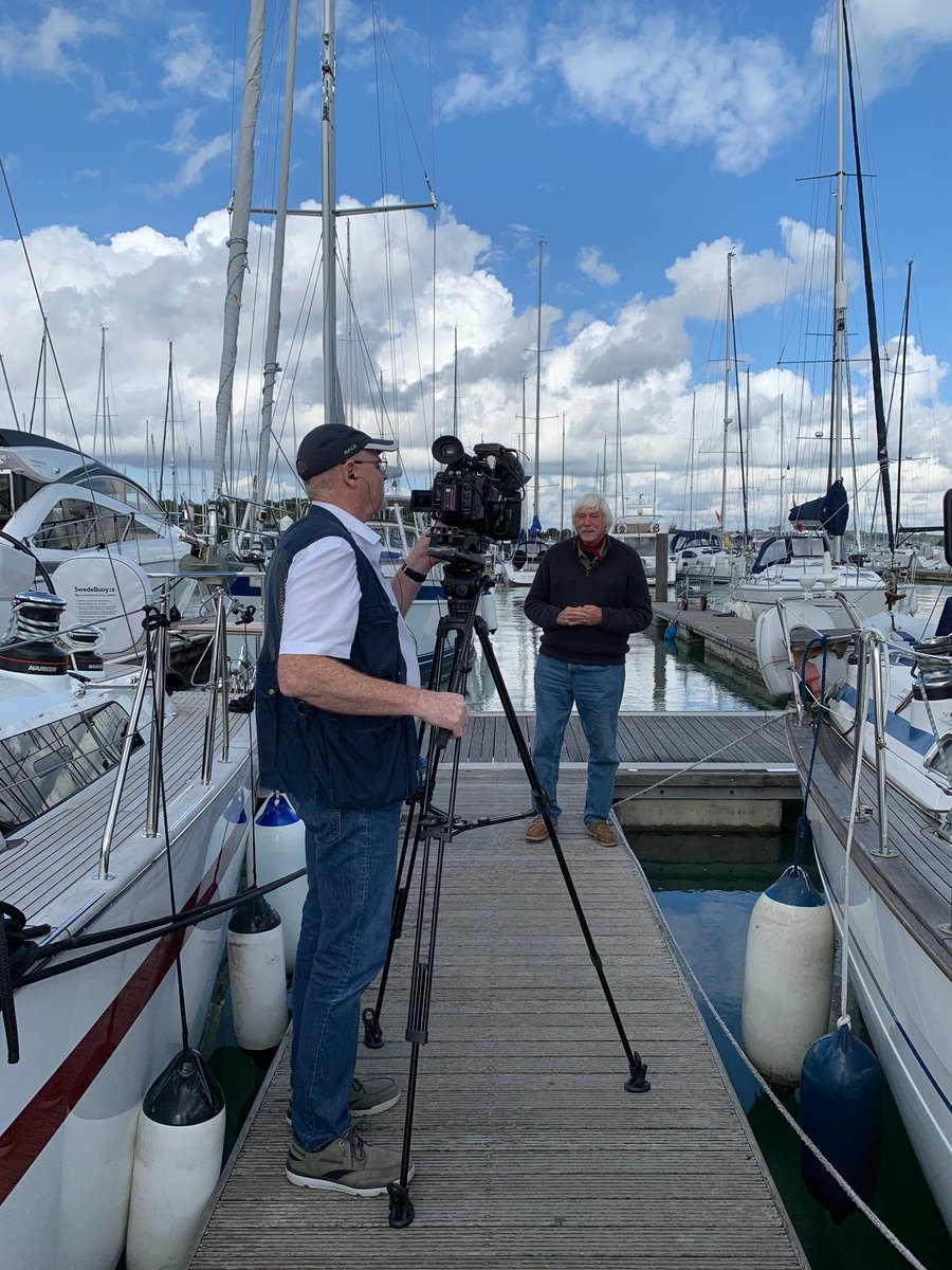 Another great day out filming for @mdlmarinas at its Hamble Point Marina with <a href="/cunliffetom/">Tom Cunliffe</a> and <a href="/seeingeyetv/">Filming & Fettling 🎥 🛠️</a>  A big thank you to <a href="/seyachts/">SE Yachts</a> for loaning us the beautiful Najad 395AC for the morning and to <a href="/OceanSafety/">Ocean Safety</a> Safety Ltd for supplying the lifejackets. #influencer #marketing
