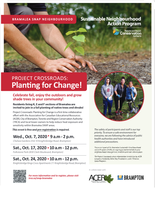 Soplet's tweet photo. Inviting residents of #Knightsbridge #ChelseaGardens
Join w/ @PeelBGC & @AcerAcre October 7. Info: https://t.co/6v5vH9cf5Y
"Bramalea SNAP hosts community planting for project launch" https://t.co/xyrkq542t0"
#ProjectCrossroads #ClimateChange #P4C #AcerPxBramalea
#PeelWeekly https://t.co/rj01SUMb2z