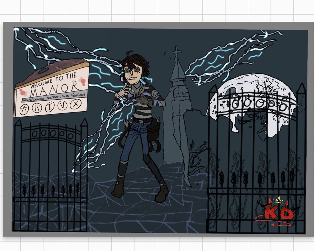 KeizerDemon's tweet image. First time drawing and first time drawing identity v. Prisoners one of my favorite #IdentityVFanart #IdentityV #identityVイラスト Don’t repost without permission