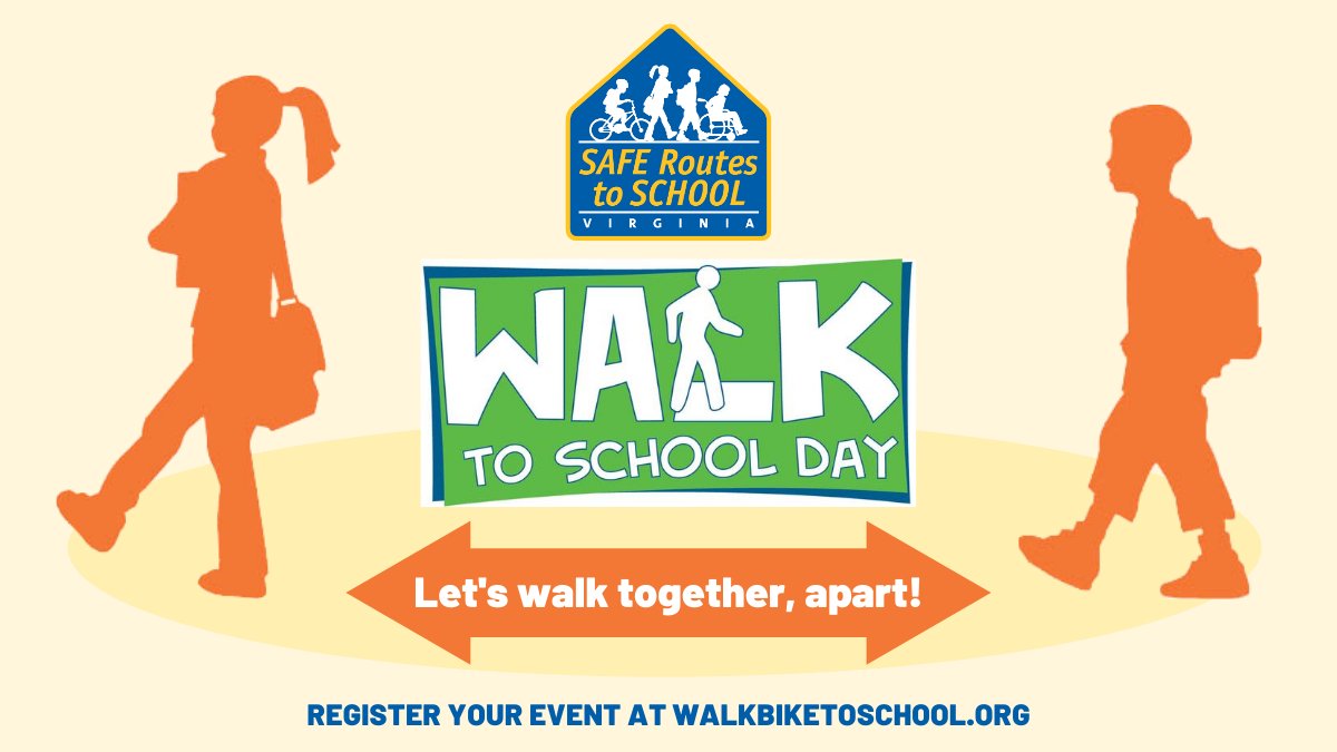 APSsaferoutes's tweet image. Happy #Walktober, @APSVirginia! Mother Nature has served up a perfect Fall day to get our month-long #APSWalks2020 festivities off on the right foot.  
Step 1: Visit walkbiketoschool.org/20-ideas-for-w…, pick one of the 20(!) ideas, and  warm up for a month of movement, together and apart!