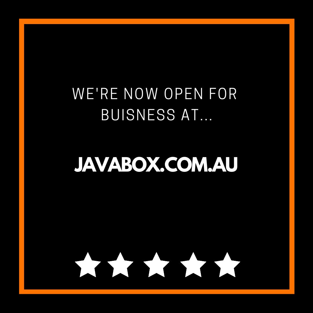 WE ARE LIVE!! We are very excited to announce that we are officially open for business...

Check out our website javabox.com.au and get your hands on one of our amazing boxes!
Link in bio👆🏼