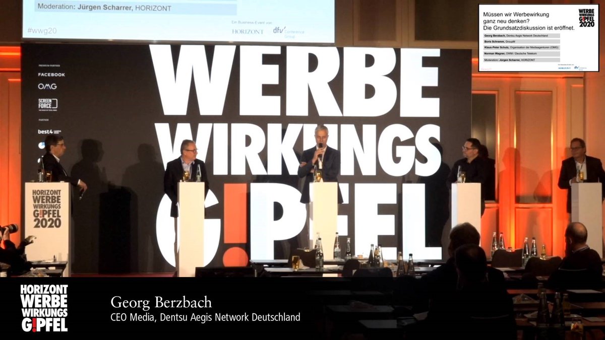 dentsuDEU's tweet photo. Rückblick zur Werbewirkungsgipfel 2020 Diskussionsrunde mit Georg Berzbach, CEO Media Dentsu Aegis Network Germany #WWG20 #dentsuaegisnetwork https://t.co/8Oms8wLgpw https://t.co/2exsaRxxvB