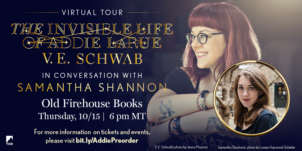 Thursday October 15th:  @OFirehouseBooks with  @say_shannon
