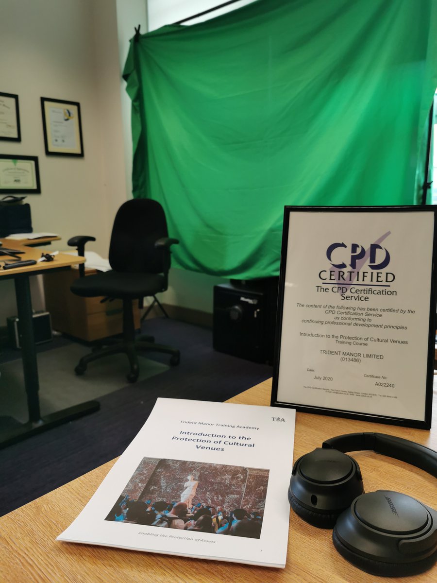 Everything's ready for the workshop 'Introduction to the Protection of Cultural Property'!

Looking forward to seeing you all tonight at 6pm UK time!

#HeritageProtection
#Security

@IFCPP @IAAS_Forum @TridentManor @SmithsonianCRI @AAMers @icomus @icomus