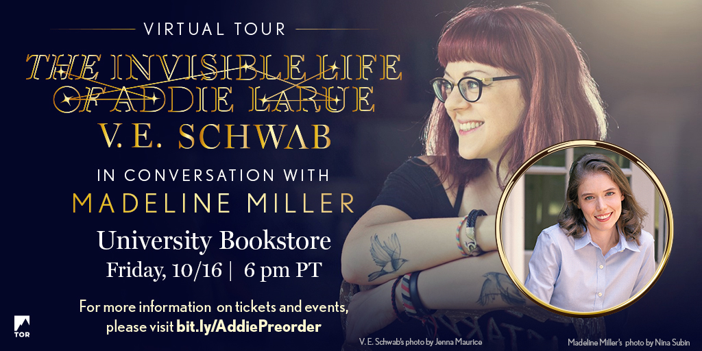 Friday October 16th:  @ubookstoresea with  @MillerMadeline