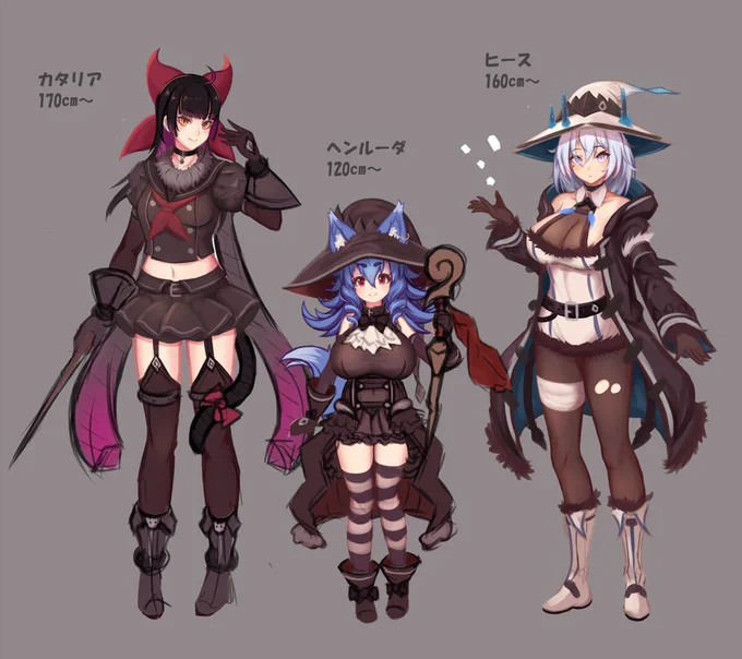 去年のハロウィン絵なかなか気に入ってる
今年はもっと良くなりそう
来年は5人

今年はあまりうちの子連中を描けなかった 