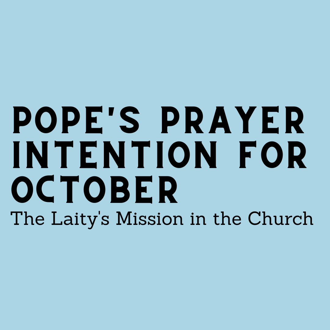 We pray that by the virtue of baptism, the laity, especially women, may participate in more areas of responsibility in the Church.

#PopesPrayerIntention