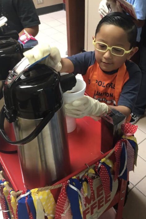 Throwback Thursday! Let’s take a look back to last year and the beginning of Comet Coffee. #tbt #haileycomets #conroeisd #lifeskills #choosetoinclude #cometcoffee