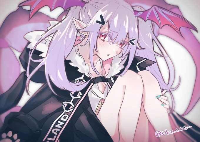 #アークナイツ版深夜の真剣お絵かき60分一本勝負
 #アークナイツファンアート 
マンティコア(Manticore/狮蝎)ちゃん!
うちのロドスにも来てくれ〜? 