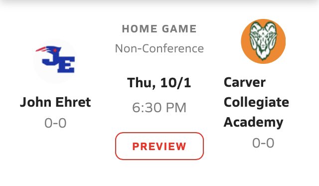 MomWithAPlan13's tweet photo. This is my son last first high school football game tonight. Wishing the team nothing but the best. #YT13 John Ehret vs Carver @ Harold “Hoss” Memtsas Stadium @ 6:00 @cantguardquan https://t.co/NkWJU78PNg