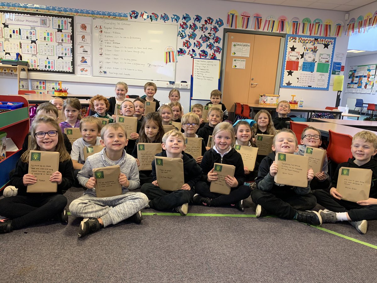 WoodlandsPrim1's tweet photo. Primary 2 were very excited to receive their book packs from the Parent Council today. They are looking forward to sharing these at home. A big thank you to our Parent Council from all in P2. https://t.co/vzbk5SK68q