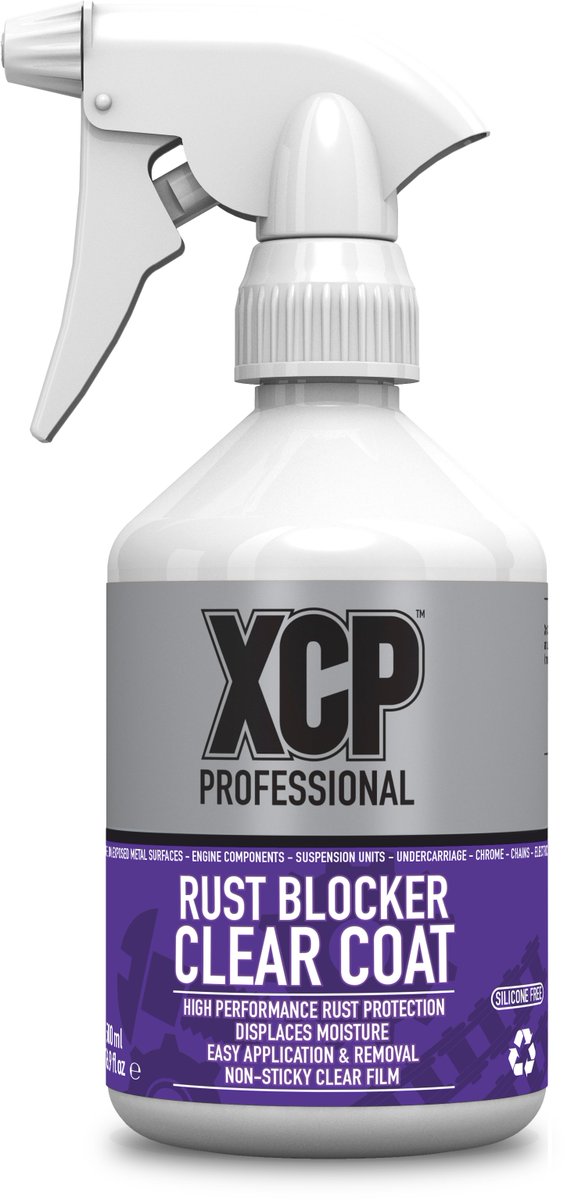 XCPPRO's tweet photo. We're excited to announce the launch XCP Rust Blocker CLEAR COAT!  CLEAR COAT offers great corrosion protection with a clear non-sticky film, that is easily removable.  CLEAR COAT will join Rust Blocker Original in the XCP Professional Range and will be on sale later this month! https://t.co/zIrkM8YJ5U