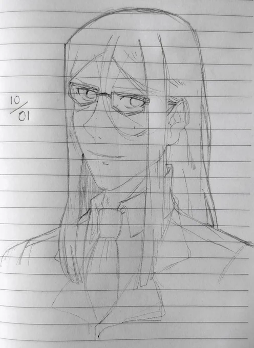 Hey hey hey I just realized that it's "Megane no hi" ? !
A quick drawing for the occasion
#めがねの日 