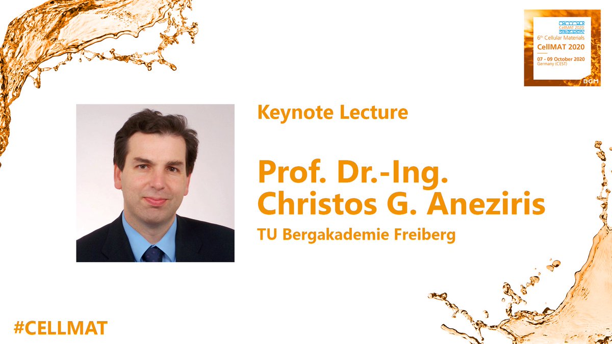 DGM_eV's tweet image. KEYNOTE | Prof. Dr.-Ing. Christos G. Aneziris (@TUBergakademie) will talk &quot;Cellular ceramic materials for advanced metal melt filtration; a contribution to zero defect materials&quot; at the upcoming #CELLMAT.

&amp;gt;&amp;gt; bit.ly/2Shb0dP

#DGM