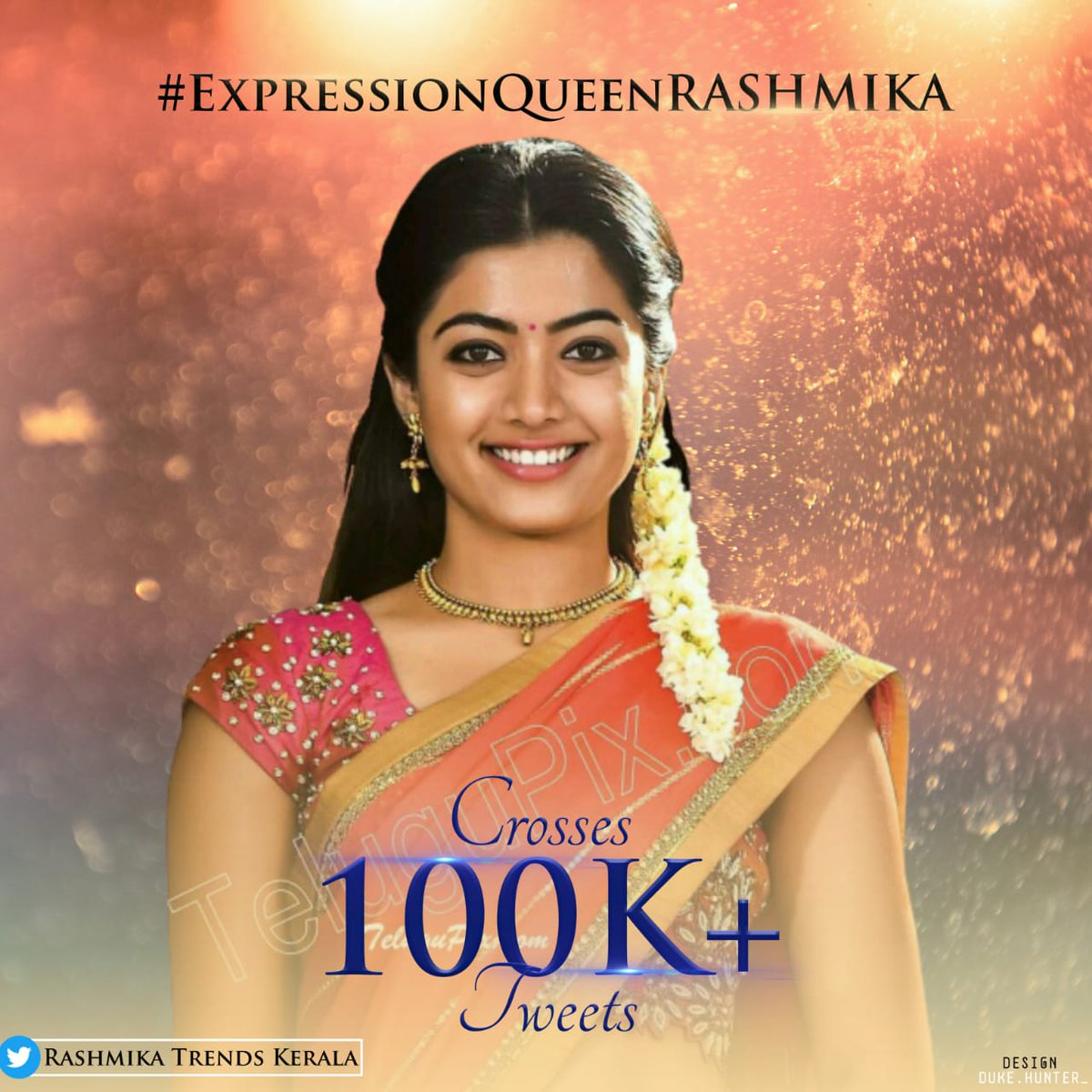 hunaizzzzz's tweet photo. 100K Tweets ✨️✨️Wow🔥🔥
.
#ExpressionQueenRASHMIKA
@iamRashmika Mine❤️❤️ https://t.co/2VoKAuSwV5