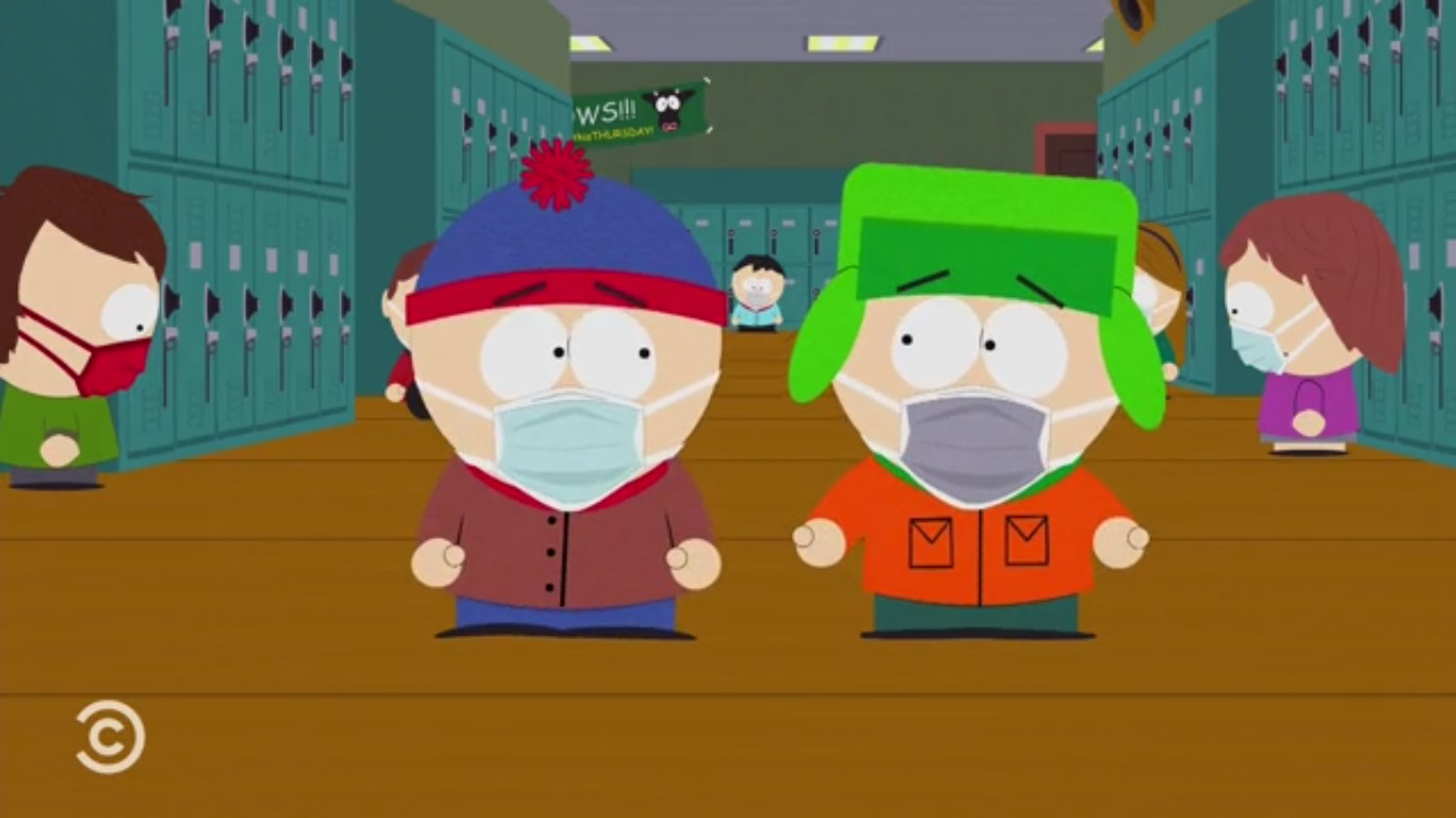 Ck2cartoon アメリカで遂にスタートしたサウスパーク24期 第一話はパンデミック スペシャルと銘打って 1時間のコロナウィルスspだった訳なんだけど 予想していた通り流石サウスとしか 言えない展開みたいで日本語版が本当楽しみ T Co Gaivvp8au7 Ck2cartoon アメリカで遂にスタートしたサウスパーク24期 第一話はパンデミック スペシャルと銘打って 1時間のコロナウィルスspだった訳なんだけど 予想していた通り流石サウスとしか 言えない展開みたいで日本語版が本当楽しみ T Co Gaivvp8au7