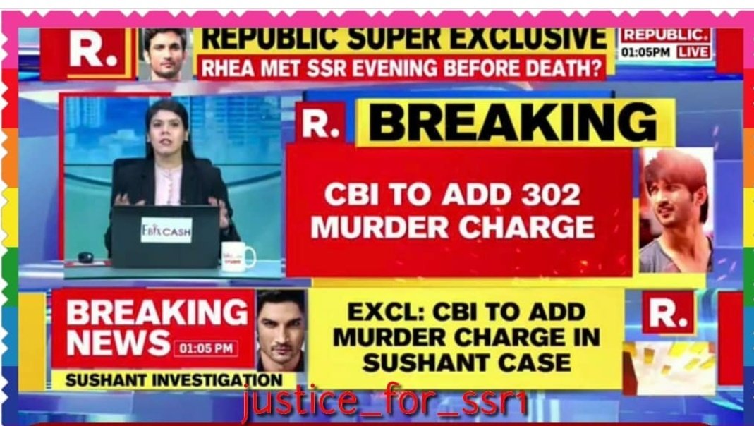 SoniCha99349641's tweet photo. Wow!!! Great... We  will win..🙏🙏🤗
 Huge Update : 
CBI to add 302 Murder charge in Sushant Case! .
 We  are near to victory warriors! 💯
#Revolution4SSR https://t.co/nEDsYEjzCJ