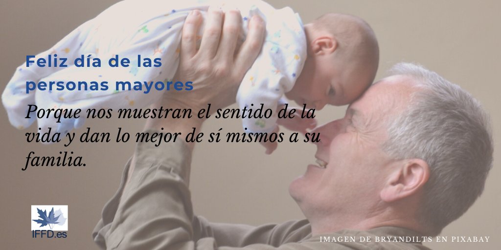 Celebramos el 30º aniversario del #DiaInternacionalDeLasPersonasMayores.  En nuestros cursos dedicamos un monográfico a los abuelos, porque son pilar de la #familia  #SerMayorImporta <a href="/ONU_es/">Naciones Unidas</a>