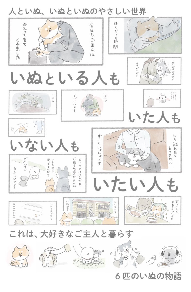 【#こんにちはいぬ】
「こんにちは、いぬです」の書籍が完成いたしました!やさしい質感のカバーに、めくると柴犬さんが遊んでいたり、外見から中身まで丸ごと心がほっこりする一冊に仕上がりました。
10月8日全国にて発売です。
?Amazon https://t.co/dT7HXYkw46
?楽天 https://t.co/IXVLxDC3Yr 