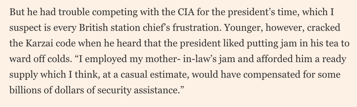 TheCollierJam's tweet photo. Love this anecdote from the @ft interview with outgoing MI6 chief. The CIA's multi-billion intel budget has got nothing on home-made jam #JAMINT
https://t.co/hsudR3BMSU https://t.co/yxM4NR2iLW