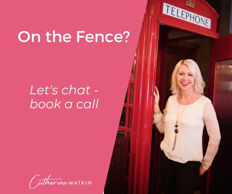 ❤️ Would you like a quick chat before you make your decision? ❤️

Are you thinking of joining me for Get More Clients Saying Yes! this year?
You might have some questions. Is it the right next step for you? 

Book a clarity call with me today: bit.ly/3mXbunL