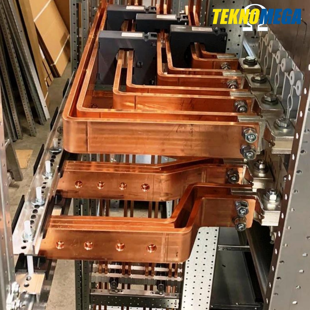 Teknomega1's tweet image. Installation with #Teknomega products for low voltage #panelboards

🔐ΩTOP - Universal busbar support certified up to 120kA Icc
👉🏻ow.ly/DIQP50BGmZW

🔋300 and 600 mm2 Solid copper bars - PRP
👉🏻ow.ly/LniJ50BGmZX

#electricaldistribution #electricalequipment