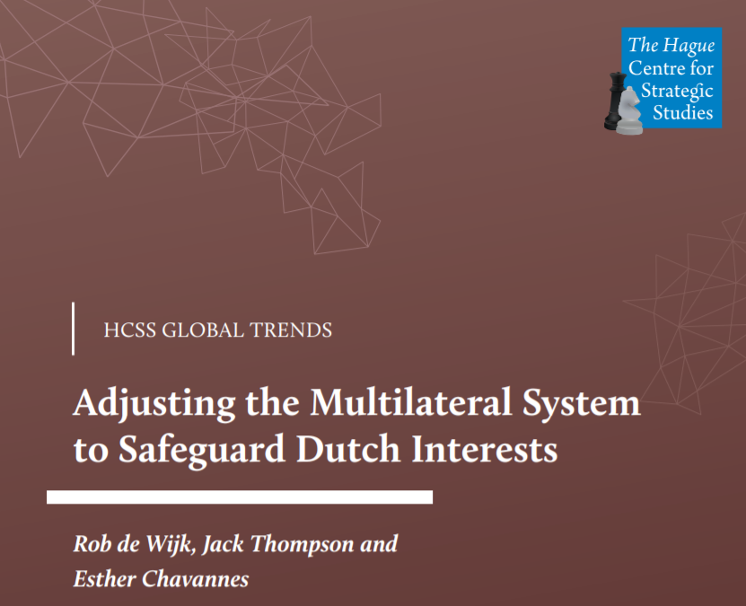 The multilateral system is under threat. What are the implications for countries such as the Netherlands that depend on the system for security and prosperity? In a new  @HCSS report,  @Robdewijk,  @e_chavannes and I draw the following conclusions  https://bit.ly/34bOHMs [Thread]