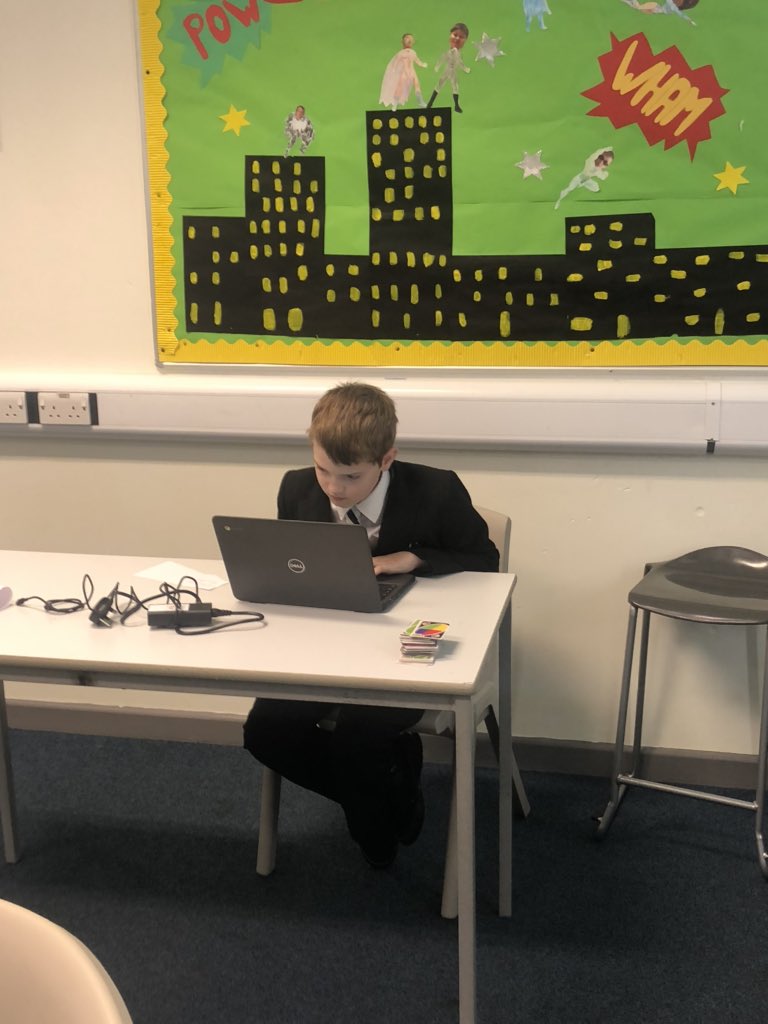 LlanwernSLC's tweet photo. New Chrome books up and working in the SLC @Llanwern_High Thank you @NewportCityH #mathsmorning #hardatwork https://t.co/6qLDdGcOks