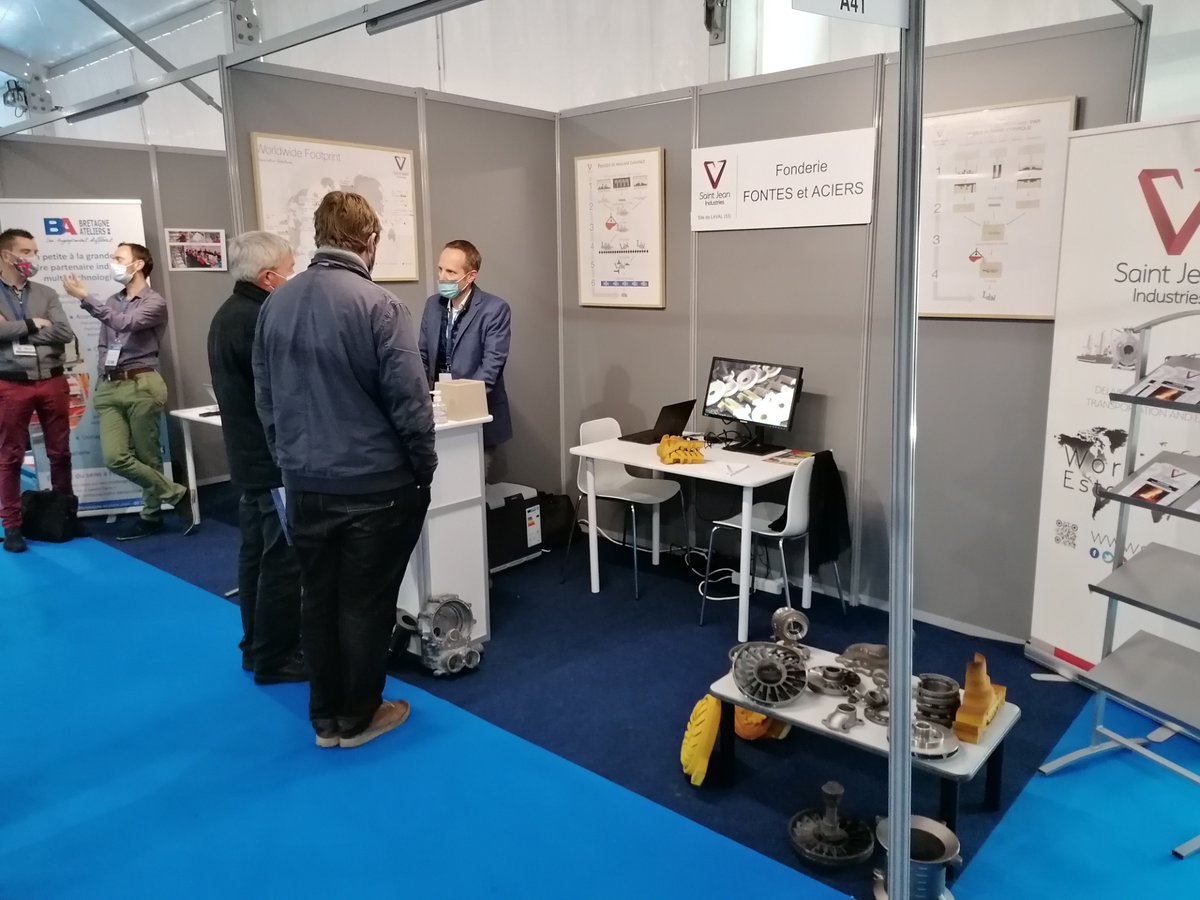 Grégory ROBERT et Maëva FOUQUENET de Saint Jean Industries Laval vous attendent nombreux à l'occasion de l'événement Business Meeting de St Nazaire qui débute aujourd'hui! Si vous avez un projet fonte ou acier, passez sur le stand A41!
st-ji.com/sji-laval-au-s…