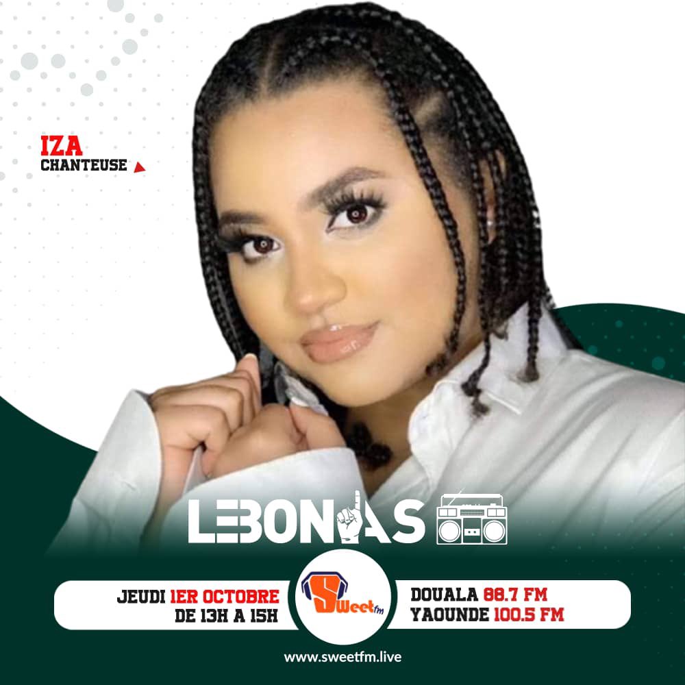 CLetitia_'s tweet image. Aujourd’hui de 13h - 15h, @IZAmusicoff sera à la radio « Le Bonas » pour son #IzaMediaTour ❤️ sis du côté de Douala à l’antenne 88.7 FM 📻 et du côté de Yaoundé à l’antenne 100.5 FM 📻. 

Rendez-vous tout à l’heure 😘🔥.

Lien du clip ➡️: bit.ly/3i7lmYi

#CamerDigital