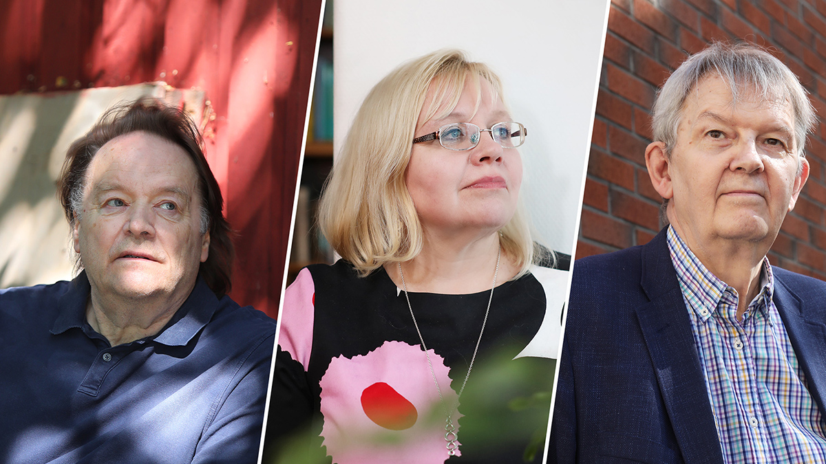 TYlehti's tweet photo. Merja Kauhanen, Ilpo Suoniemi (oik.) ja Matti Tuomala T&amp;Y 3/2020:ssa: #Työttömyysturva n kustannusneutraali porrastaminen heikentäisi sekä kannustimia työllistyä että työttömien vakuutusturvaa. https://t.co/O45yOTSmXc https://t.co/PvSOJUjGIe