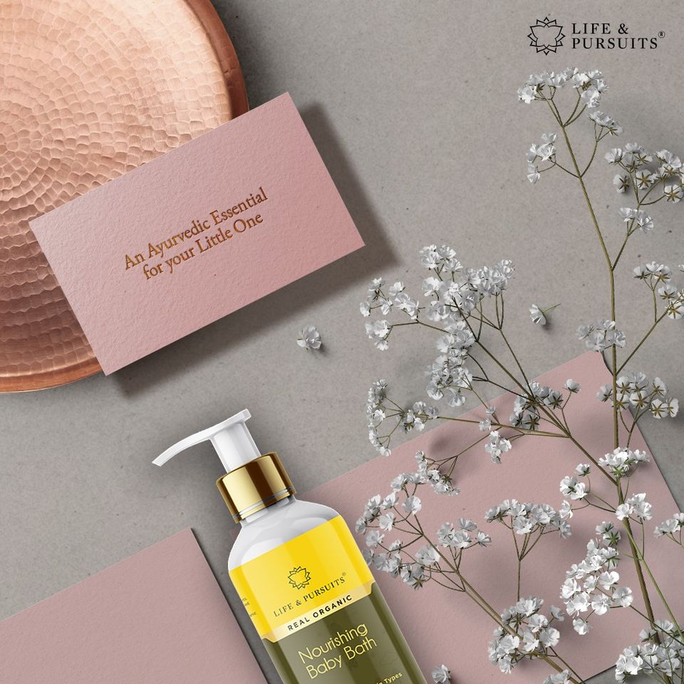 LifeandPursuits's tweet photo. Life &amp; Pursuits’ Nourishing Baby Bath is a pH balanced, bio-degradable formula, that safely cleans and nourishes your little one’s skin. Gentle for children of all ages, add this #RealOrganicAyurvedic solution to your cart, today itself.
#LifeandPursuits #NourishingBabyBath https://t.co/6gB3U0MvtL