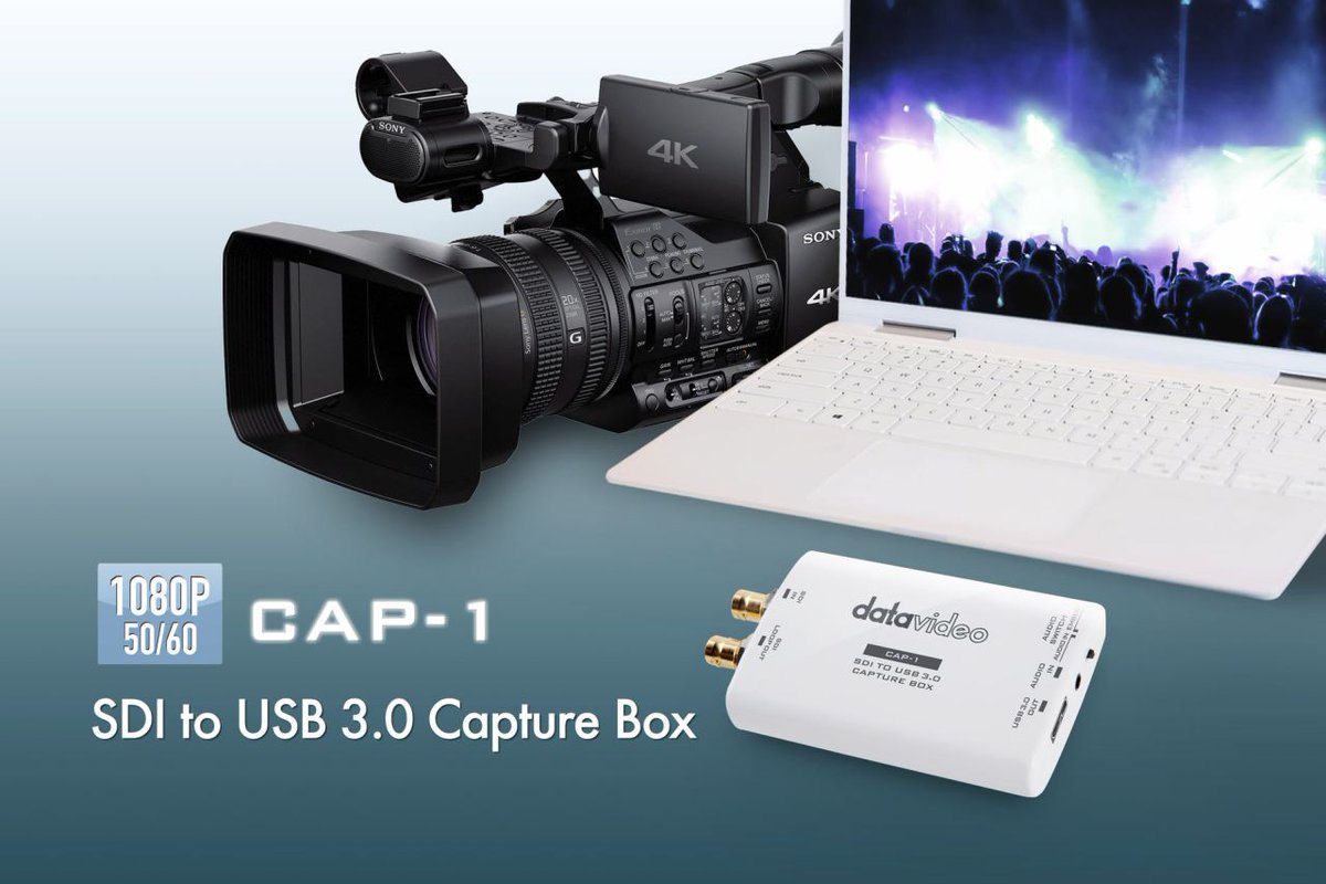 cramboEU's tweet image. ¡Disponible! CAP-1 @DatavideoEurope es un dispositivo Plug&amp;amp;Play de captura SDI-USB 3.0 que admite hasta 1080p50/60 en los diversos sistemas operativos. Es ideal para usar con cualquier cámara o conmutador equipado con SDI. Más aquí: bit.ly/34bPdKo #somostech #capturebox