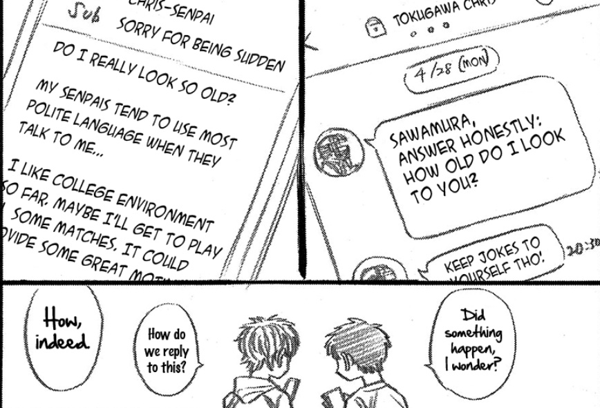 THIS HAS A CONTINUATION OH MY HOD CHRIS,,,, ASKING EIJUN AND MIYUKI FOR ADVICE,,,,CHRISMIYUSAWA,,,, AND THE WAY EIJUN AND MIYUKI R RLY CONSIDERING THEIR ANSWERS TOGETHER,,,, CHRIS WELL LOVED,,, "keep jokes to yourself" om cryin wtf https://twitter.com/sagikaashi/status/1310187400279126018?s=19