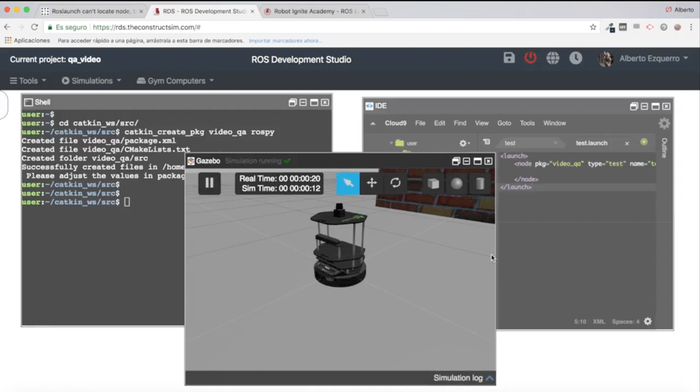 _TheConstruct_'s tweet photo. Why can you run a #Python script with #rosrun, but not when using #roslaunch?
Watch this video to find out why π
https://t.co/Ij0AHNOfhG
#LearnROS #ROSquestions #robotics #ROSQandA #GoROS https://t.co/G8lZZSYyYT