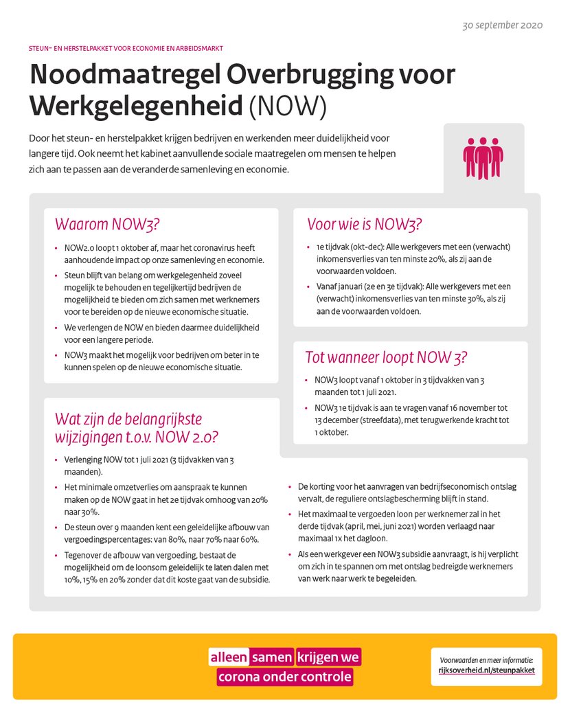 PDCwerkt's tweet photo. Per 1 oktober tijdvak NOW 3.0 ingegaan

Kijk voor meer info op: https://t.co/LFVvQWzpCY

#NOW #regeling #Covid #MKB #ondernemers #omzet #compensatie #personeel #arbo #aanboord #HR #veilig #vitaal #loonkosten https://t.co/7tmk9mJ9oI