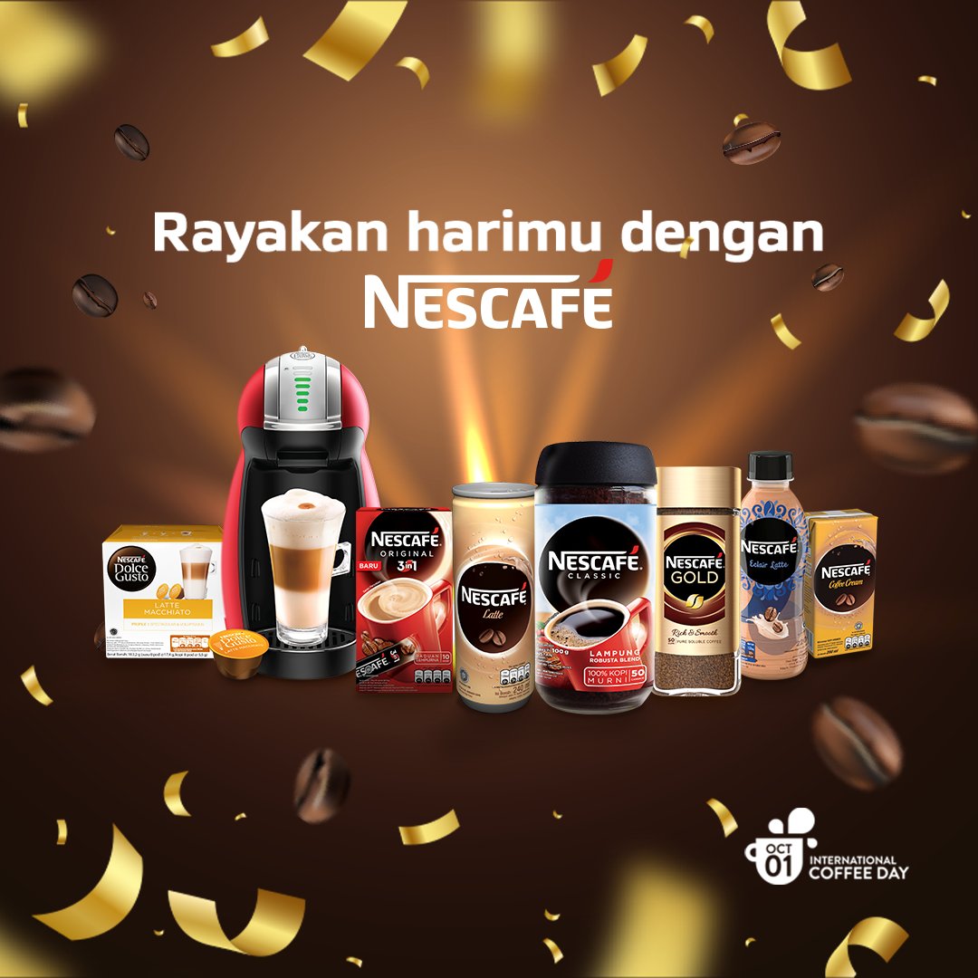 Kegiatan ini diharapkan dapat memberi semangat kepada tenaga kesehatan dan juga petugas lingkungan di Hari Kopi Sedunia ini. NESCAFÉ varian apa yang kamu suka? #NestleCares