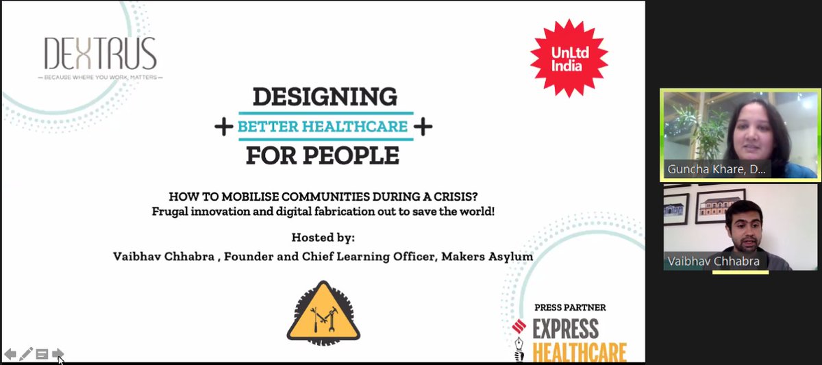 Our masterclass with <a href="/VaibhavChhabra8/">Vaibhav Chhabra</a>, Founder &amp; Chief Learning Officer, <a href="/makersasylum/">Maker's Asylum</a> has now begun. Join in to understand how one can mobilise communities during crisis from the expert himself.