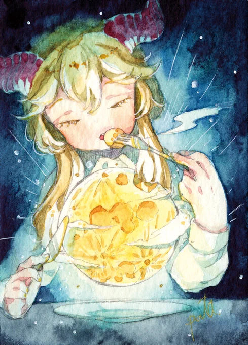 #中秋の名月
いただきます そしておやすみなさい 