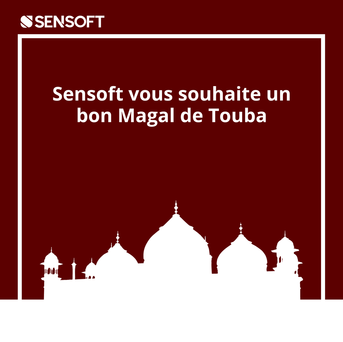 SensoftS's tweet photo. Sensoft vous souhaite un bon Magal de Touba ! Qu'Allah accepte toutes nos prières. Prenez bien soin de vous. #Sensoft #Magal #magal2020 https://t.co/VyKX76GoxP