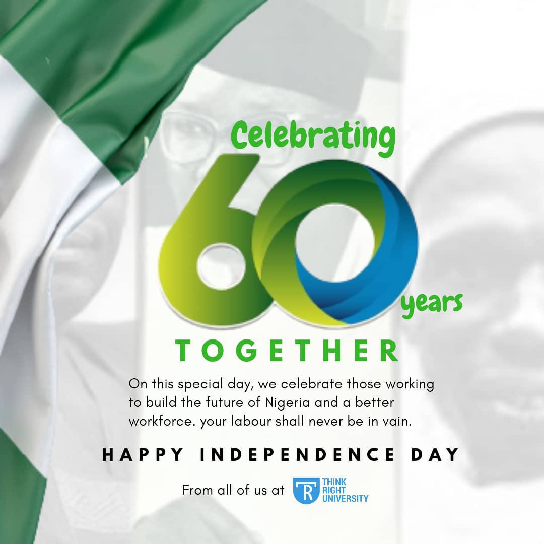 thinkrightuni's tweet photo. Happy Independence Day🇳🇬🇳🇬🇳🇬
From Us To You💚🤍💚 https://t.co/mMPMsSUGPo