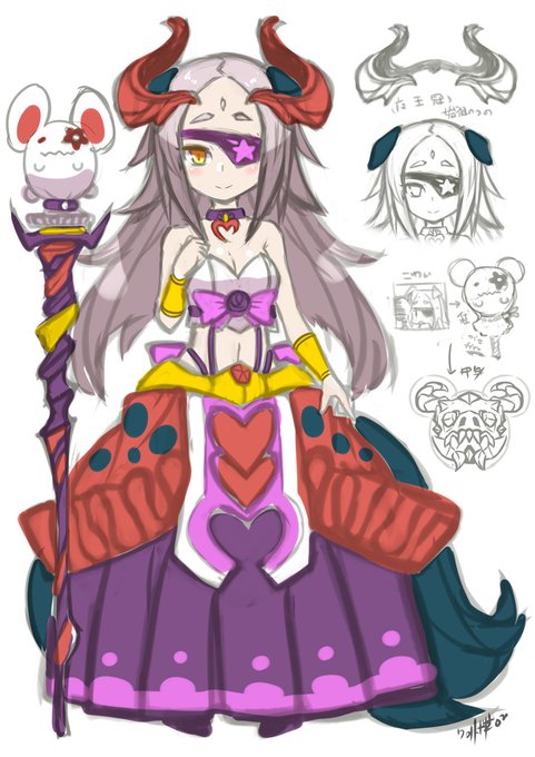 ティア用にイッヌ魔王様リファイン中^^
ネコ勇者よりは背が低くて胸も小さい。
基本不愛想だけど可愛いものが大好き😊 